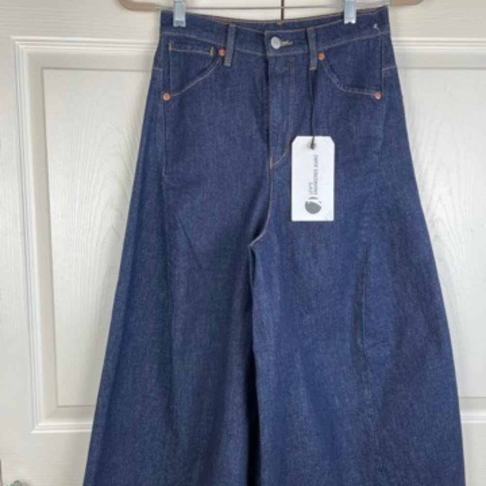 Levi's Loose Engineered Cropped Wide Leg Jeans 24 - Picture 6 of 11